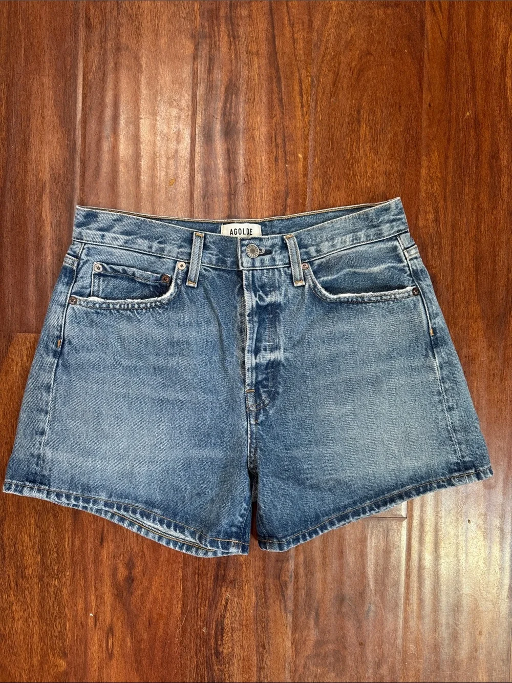 Agolde Parker Long medium blue